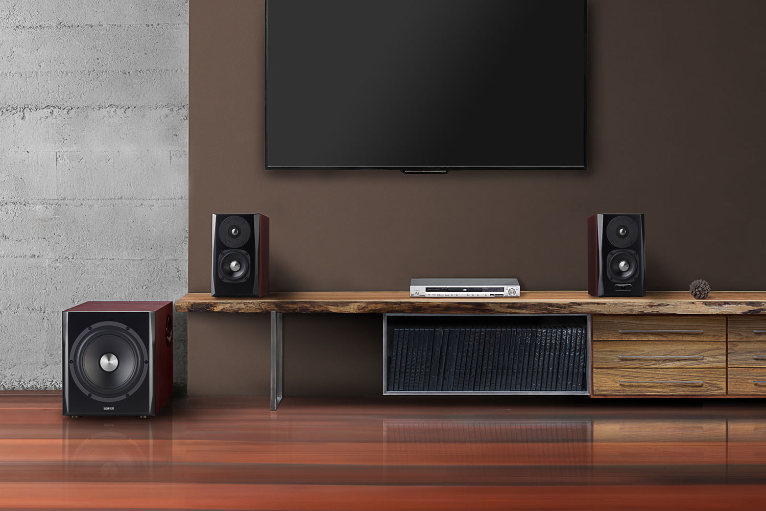 S350DB Bluetooth Bookshelf Speakers with Subwoofer(Certified Refurbished)