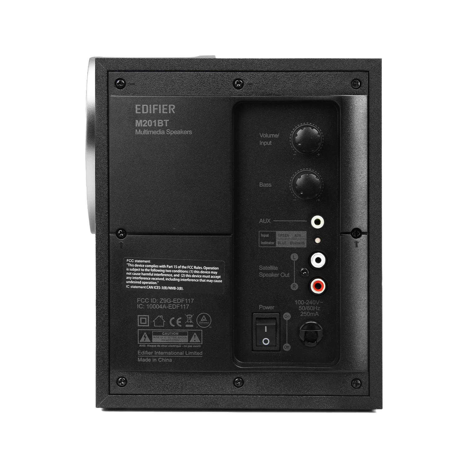 Sistema de altavoces multimedia para ordenador M201BT con subwoofer