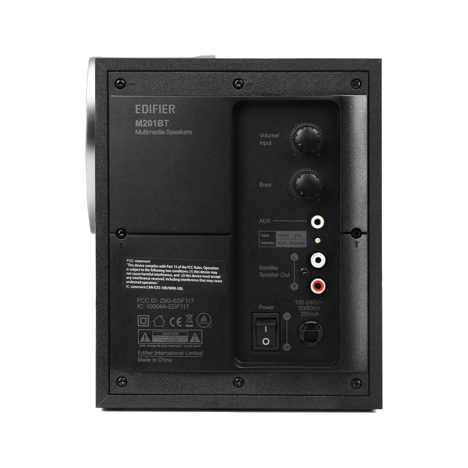 Sistema de altavoces multimedia para ordenador M201BT con subwoofer