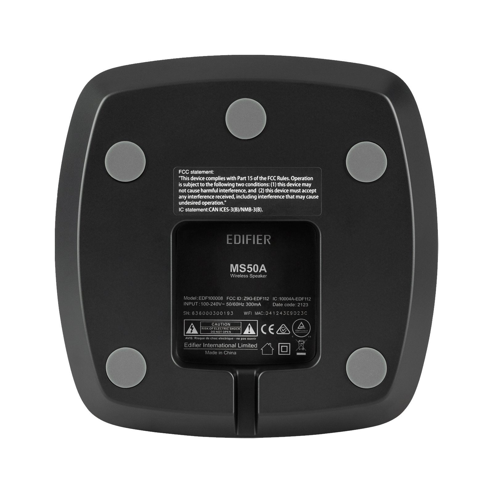 Altavoz inteligente inalámbrico MS50A con conectividad multisala
