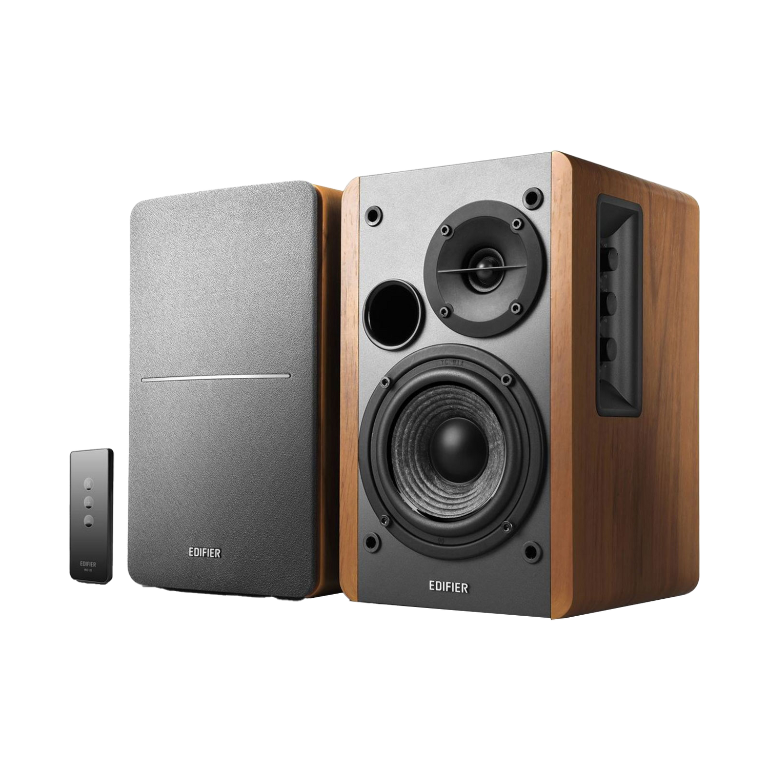 Tecnología R1280T. Estilo. Utilidad. Altavoces de estantería autoamplificados