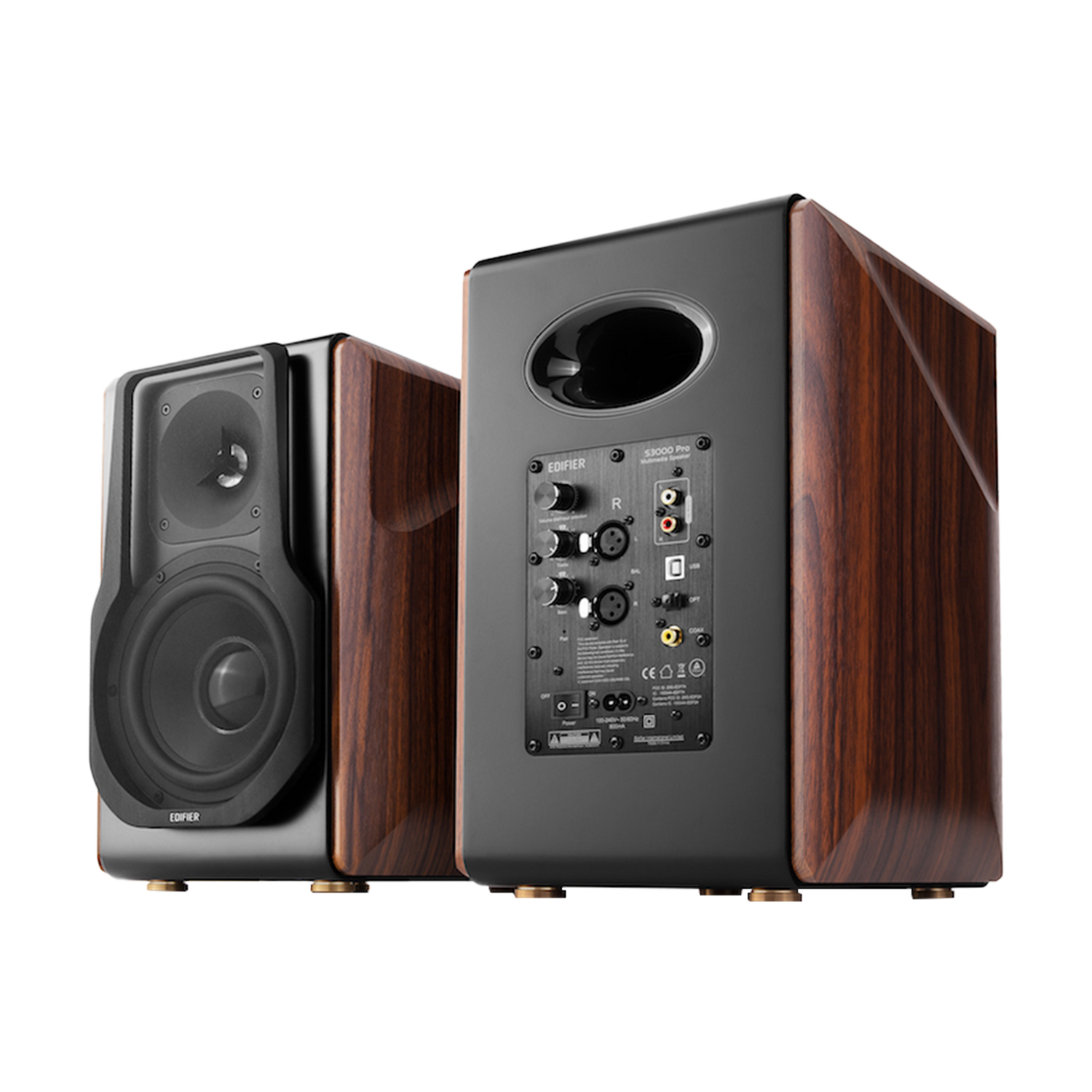 S3000Pro Powered Wireless Bookshelf Speakers
