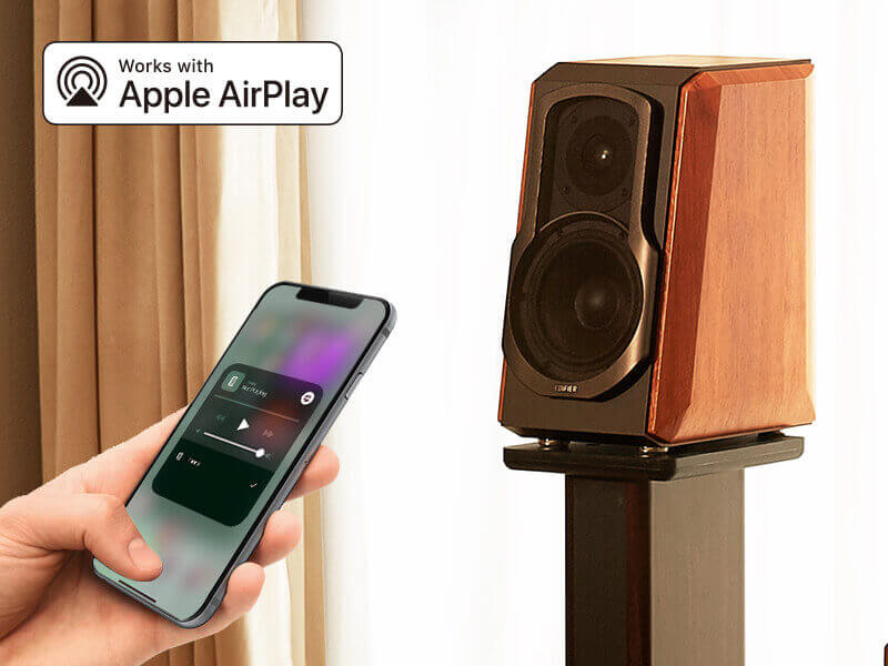 WiFi/AirPlay2対応 Edifier S1000W ハイレゾスピーカー S1000W WiFi Audiophile Active Bookshelf 2.0 Speakers – Edifier USA