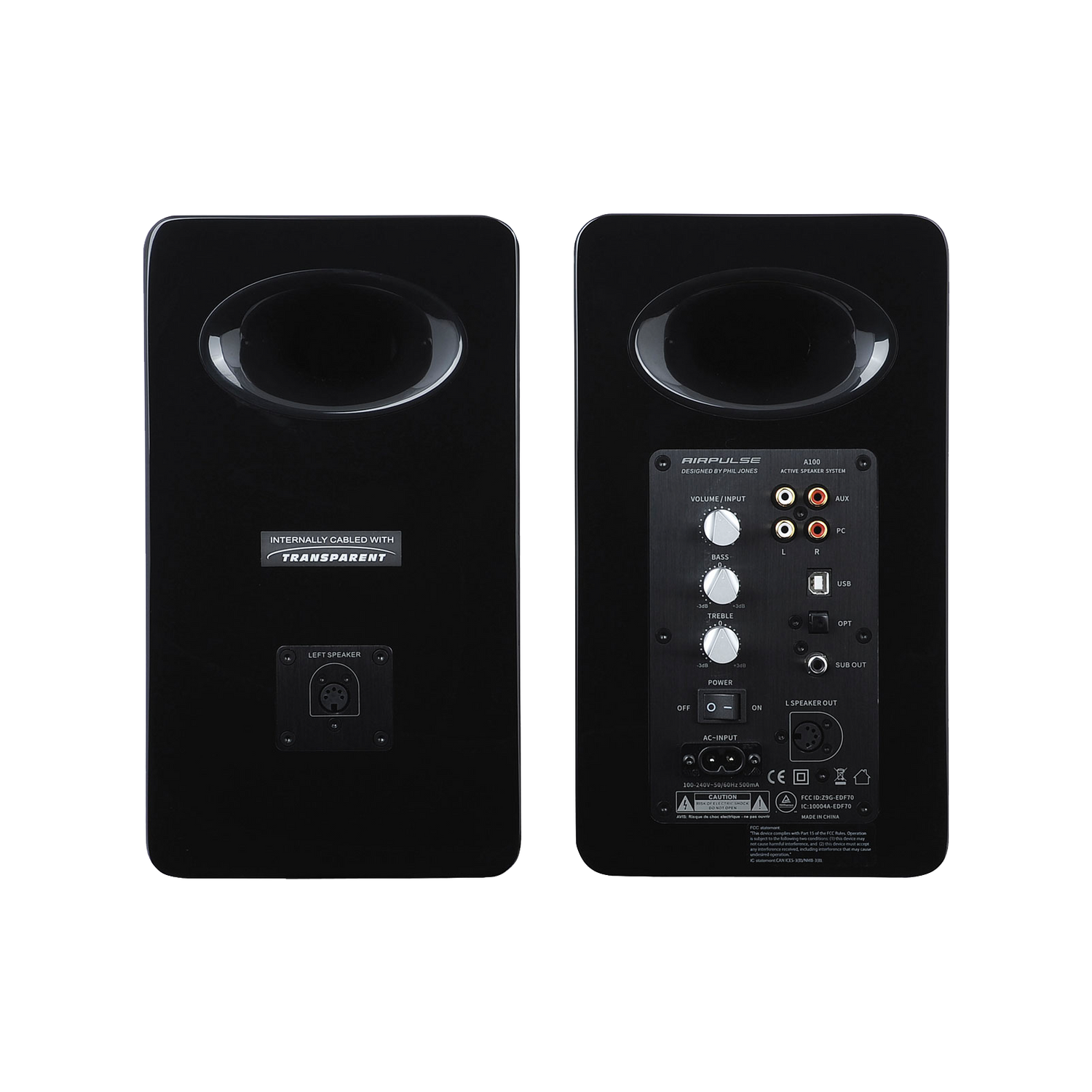 A100 Hi-Res Active Speaker System - Pair(Certified Refurbished)