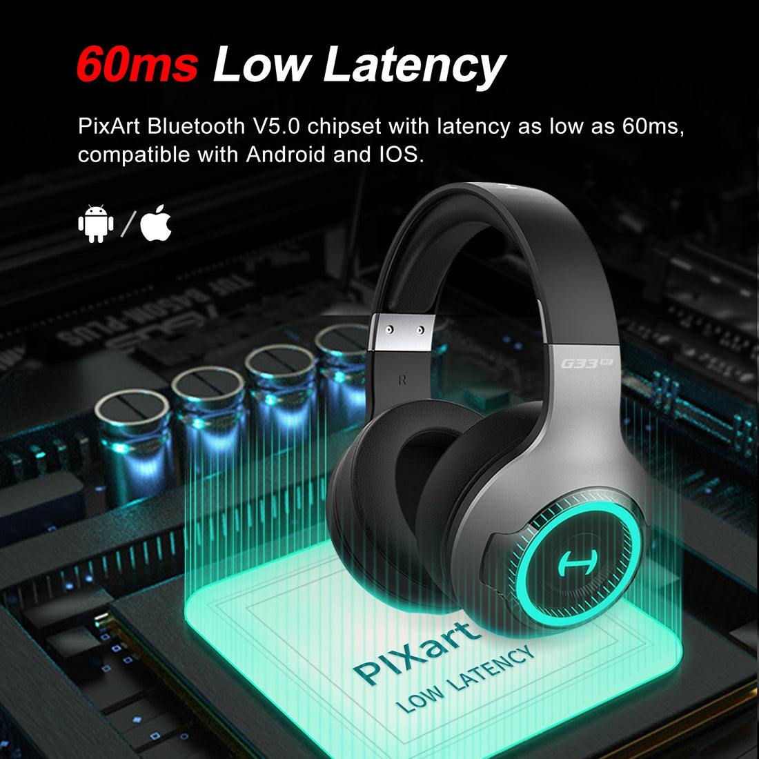 G33BT G33BT Low Latency Bluetooth Gaming Headphones