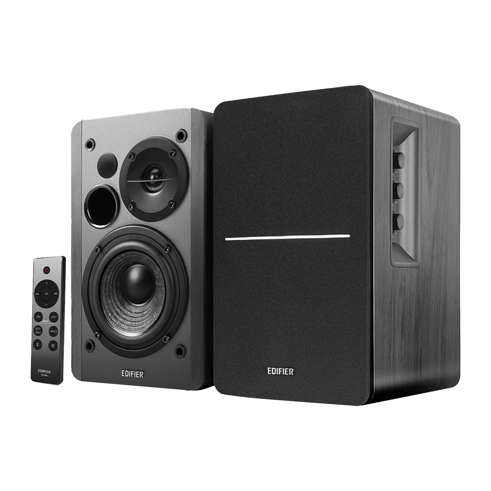 EDIFIER パワードブックシェルフスピーカー R1280DBs R1280DBs Powered Bluetooth Bookshelf Speakers – Edifier USA